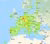 Map of ghostworkers in Europe