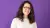 Portrait photo of PhD student Lorenza Nachira with purple background.