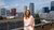 Marjolein van Tilburg poses on the roof of her office in Rotterdam.